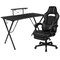 Flash Furniture Black Gaming Desk-Cup Holder/Reclining Chair Set BLN-X40RSG1031-BK-GG - alternate 2